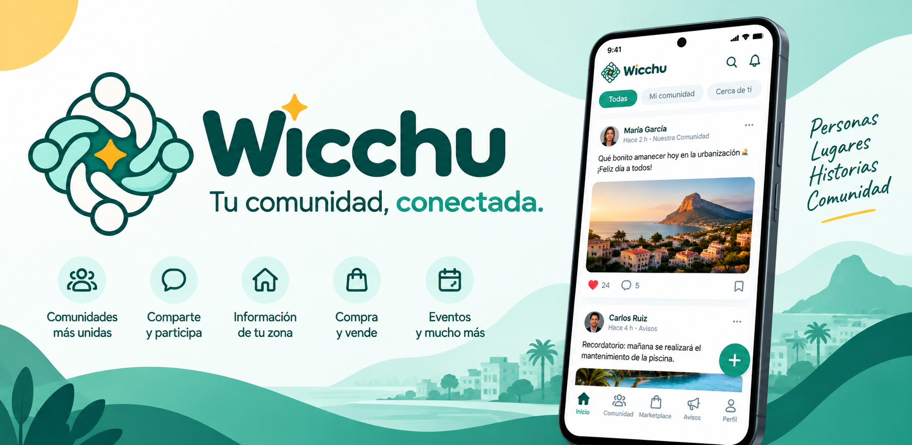 Wicchu — tu comunidad conectada